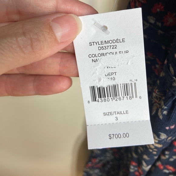 NWT The Great Bonnett Dress in Nightshade Floral - Size 3 - Picture 5 of 14